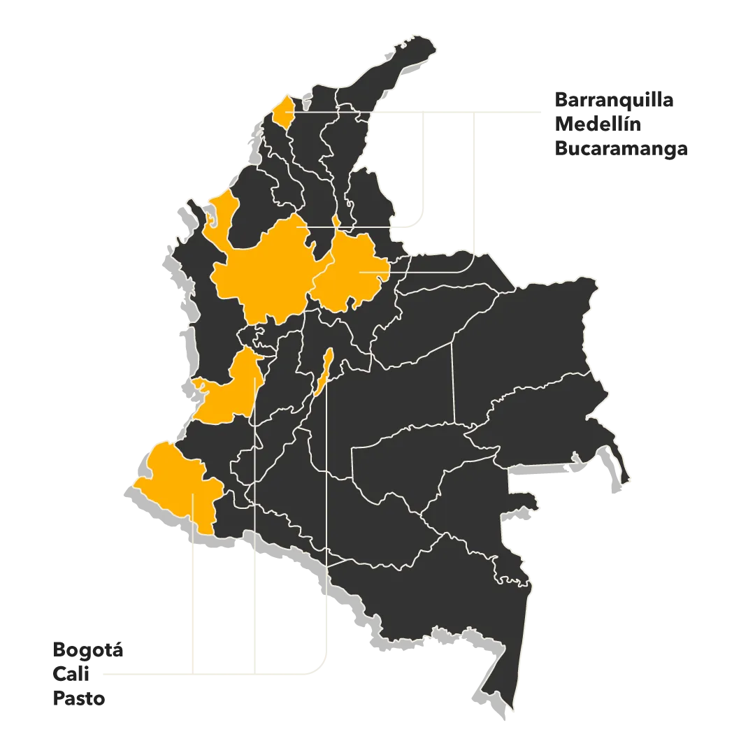 Centro de distribución de repuestos Box en Medellín